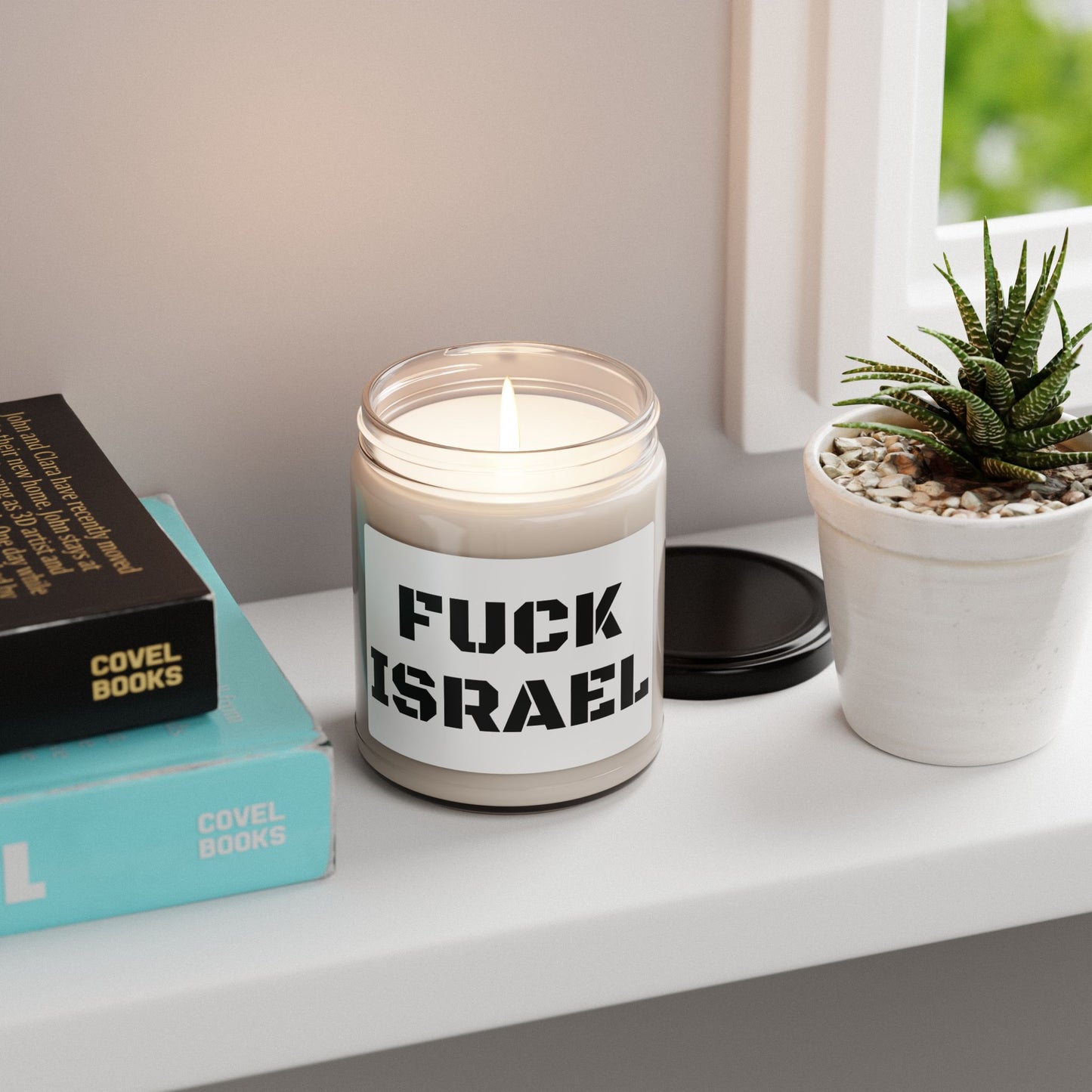 Fuck israel Soy Candle