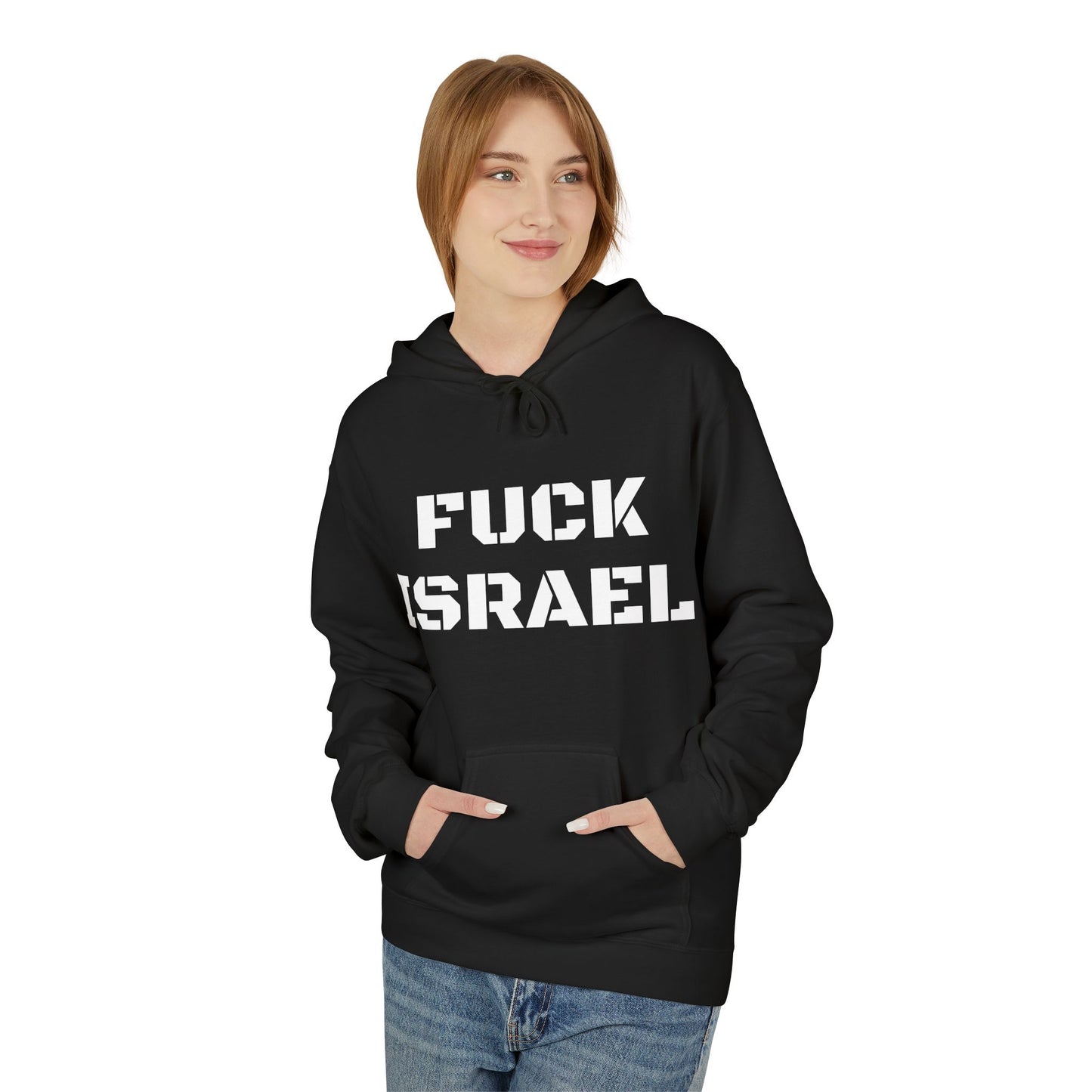 Fleece Hoodie - 'Fuck israel' Mid Weight Jumper