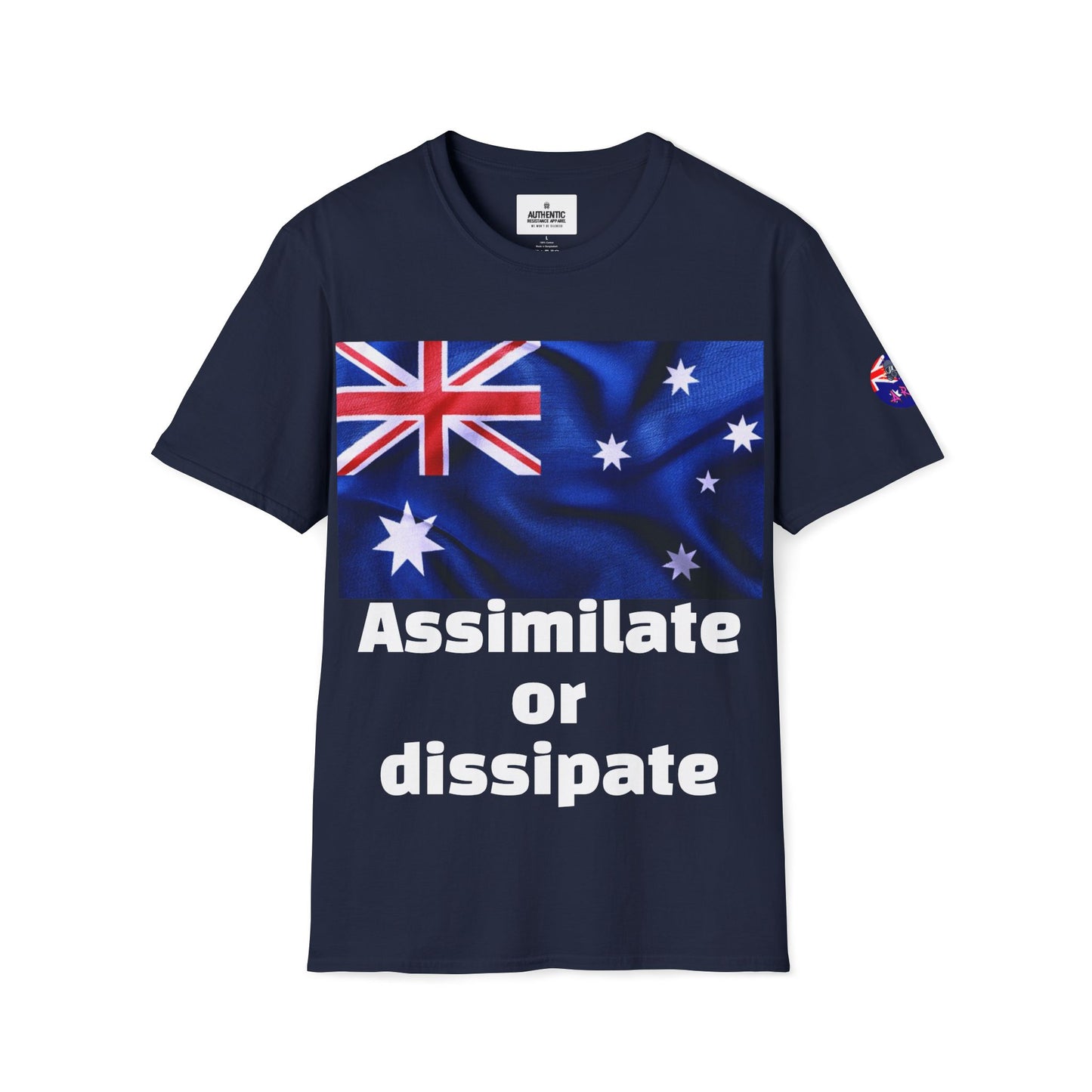 Australia Flag Unisex Softstyle T-Shirt | Comfortable Casual Tee, Perfect Gift for Australia Day, Travel, Summer Wear, Team Spirit