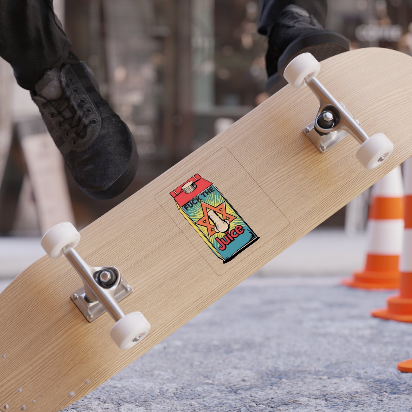 Fuck the juice-Die-Cut Outdoor Stickers