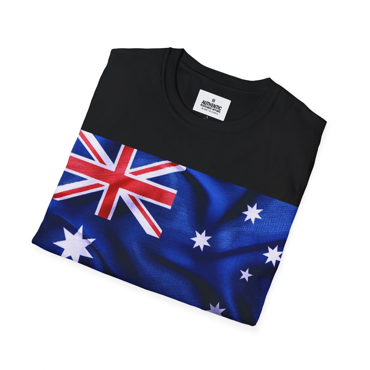 Australia Flag Unisex Softstyle T-Shirt | Comfortable Casual Tee, Perfect Gift for Australia Day, Travel, Summer Wear, Team Spirit