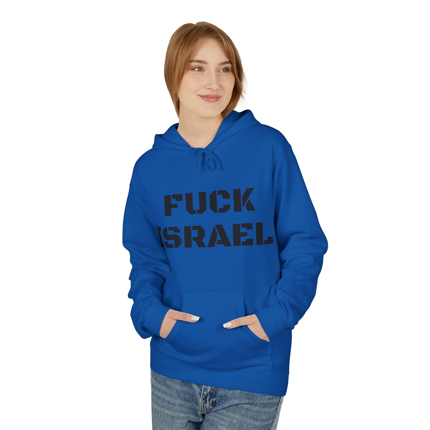 Fleece Hoodie - 'Fuck israel' Mid Weight Jumper