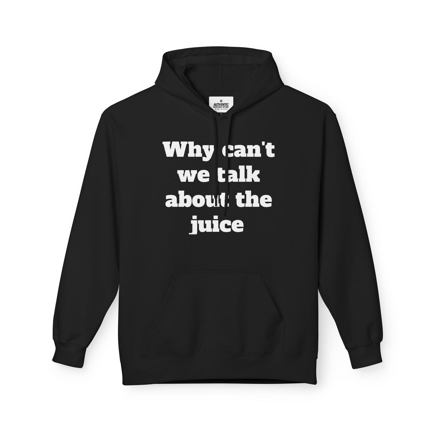 Juice- Unisex Midweight Fleece Hoodie, Funny Gift, Retro Apparel, Streetwear, Everyday Comfort, Unique Design