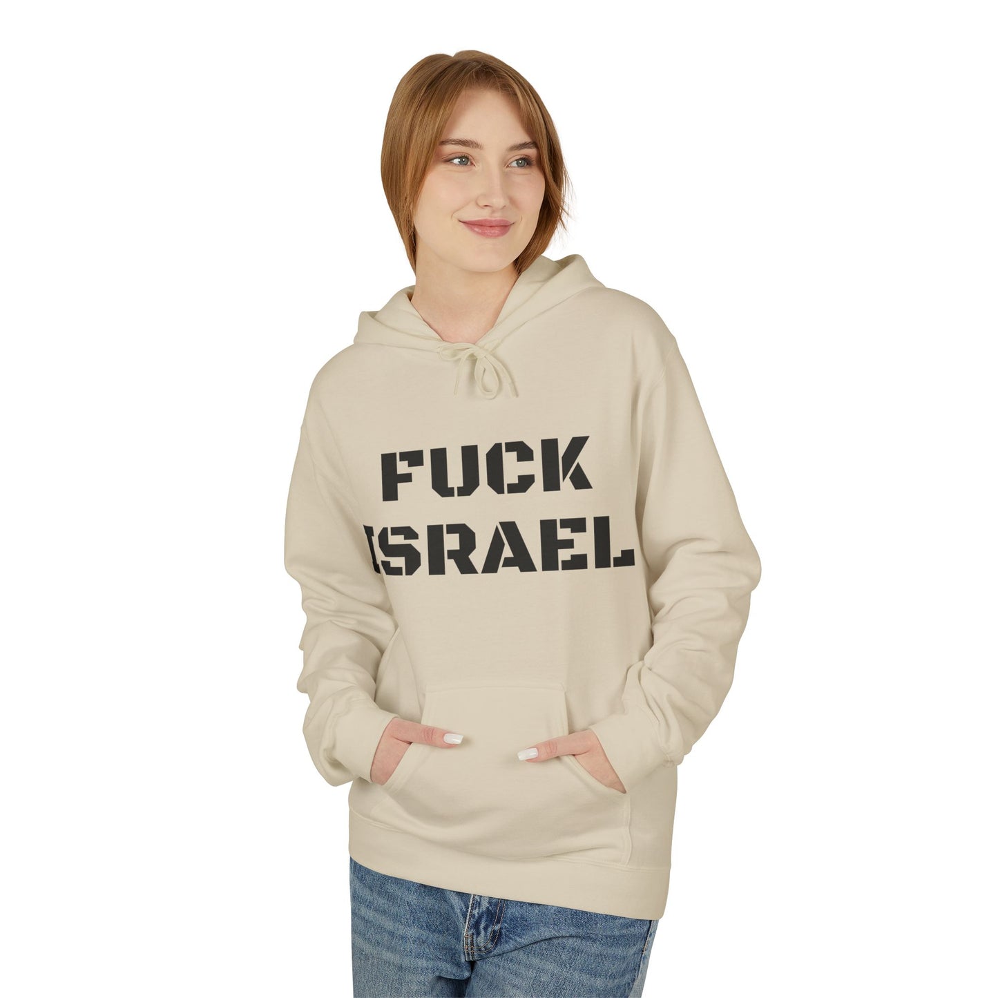 Fleece Hoodie - 'Fuck israel' Mid Weight Jumper