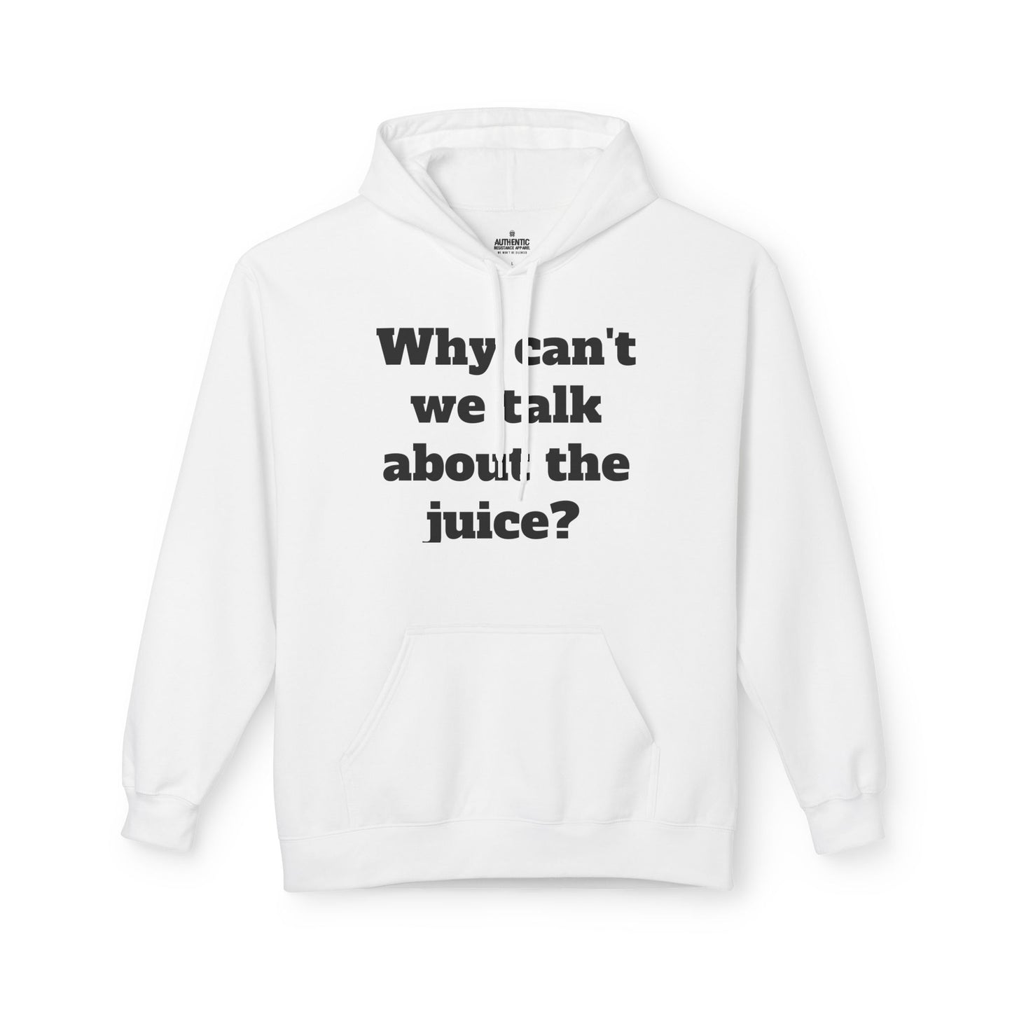 Juice- Unisex Midweight Fleece Hoodie, Funny Gift, Retro Apparel, Streetwear, Everyday Comfort, Unique Design
