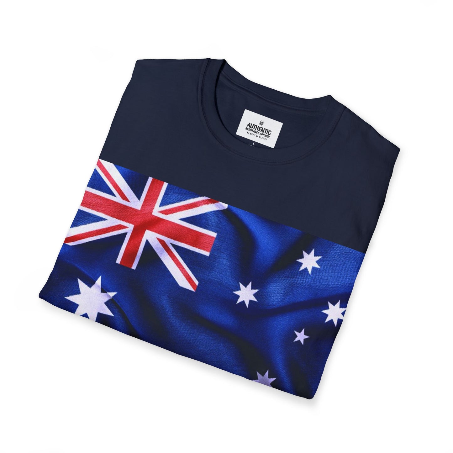 Australia Flag Unisex Softstyle T-Shirt | Comfortable Casual Tee, Perfect Gift for Australia Day, Travel, Summer Wear, Team Spirit