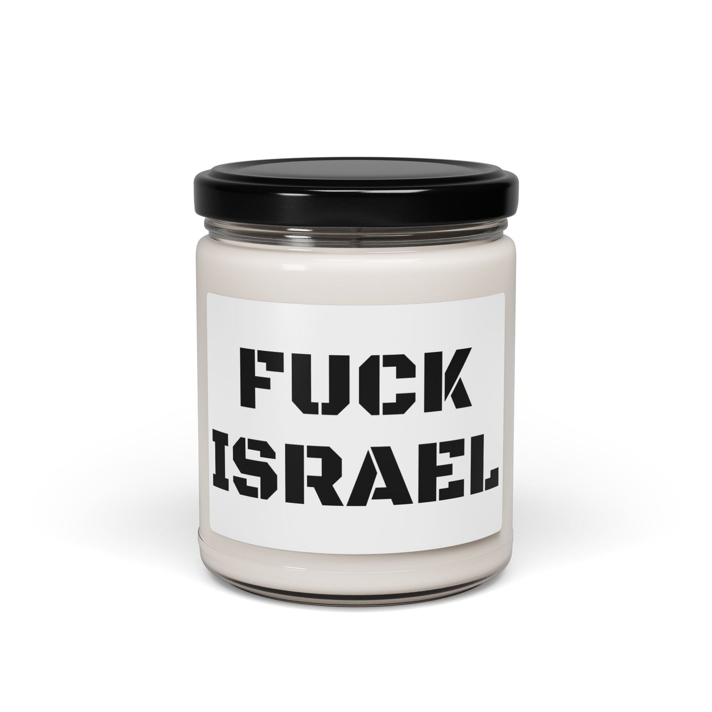 Fuck israel Soy Candle