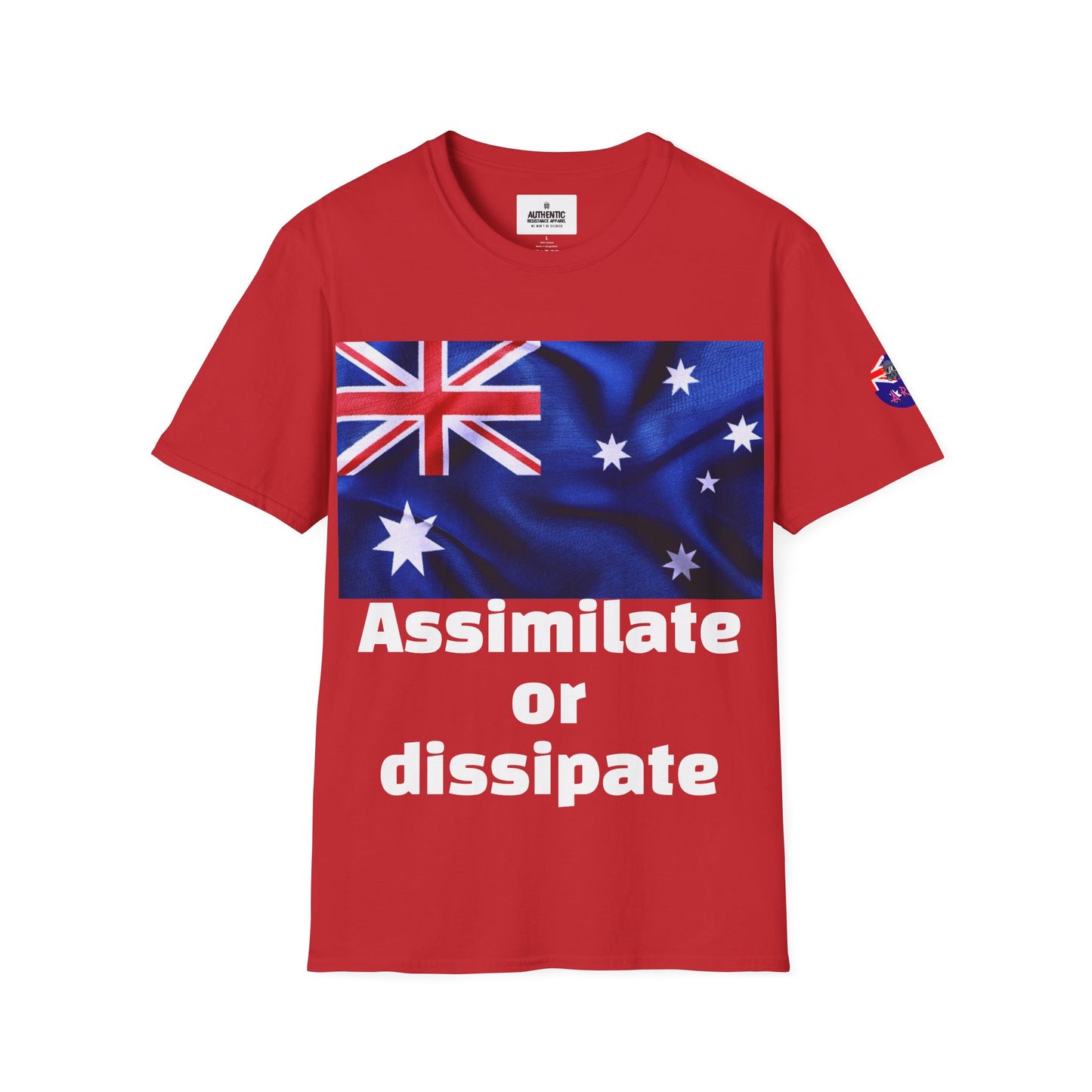 Australia Flag Unisex Softstyle T-Shirt | Comfortable Casual Tee, Perfect Gift for Australia Day, Travel, Summer Wear, Team Spirit