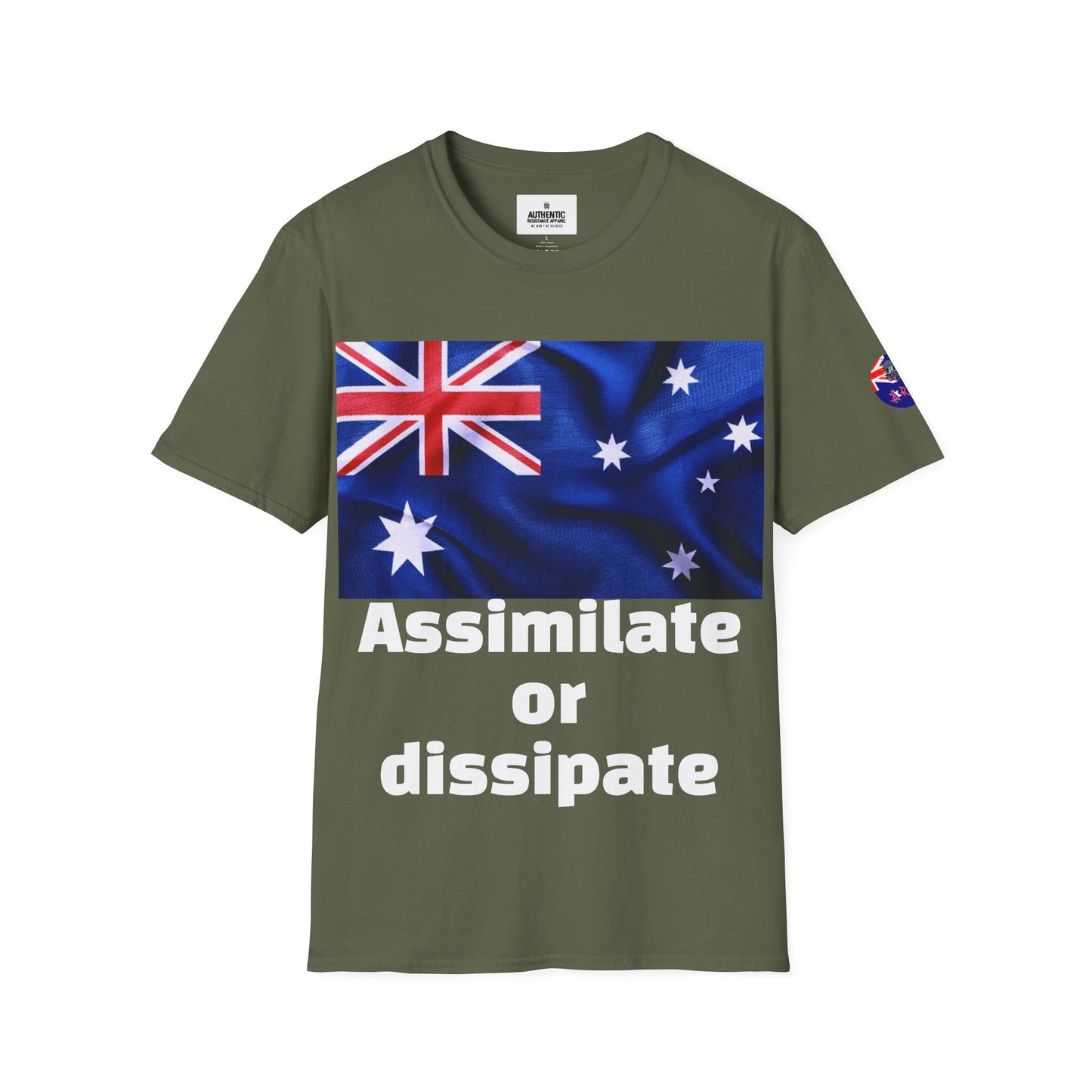 Australia Flag Unisex Softstyle T-Shirt | Comfortable Casual Tee, Perfect Gift for Australia Day, Travel, Summer Wear, Team Spirit